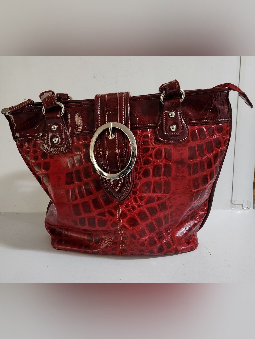 M.C SHOULDERS BAG WOMENS COLOR RED